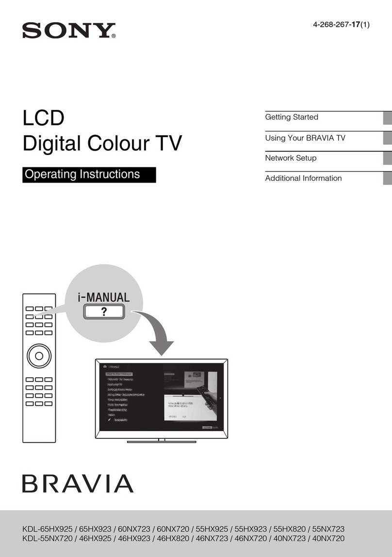 Sony Bravia KDL-60NX720 User manual