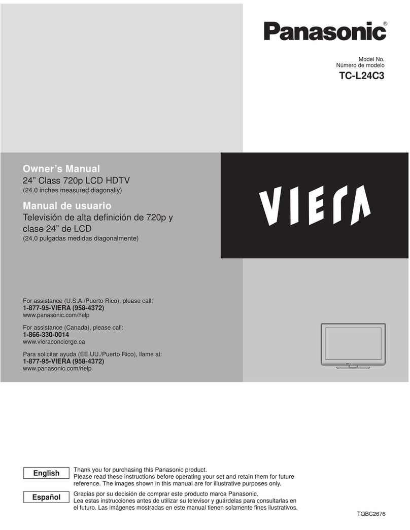 Panasonic Viera TC-L24C3 owner's manual