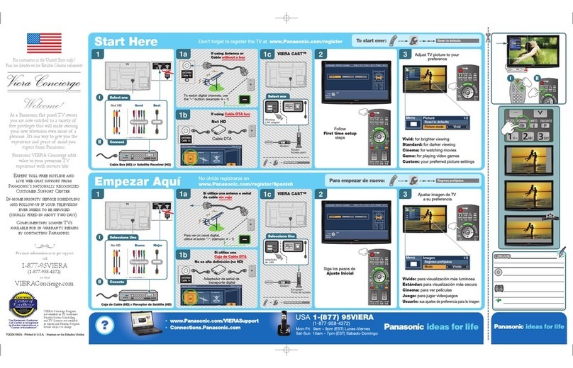 Panasonic Viera TC-46PGT24 User manual