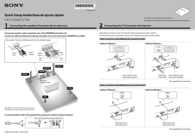 Sony DAV-DZ680 User manual