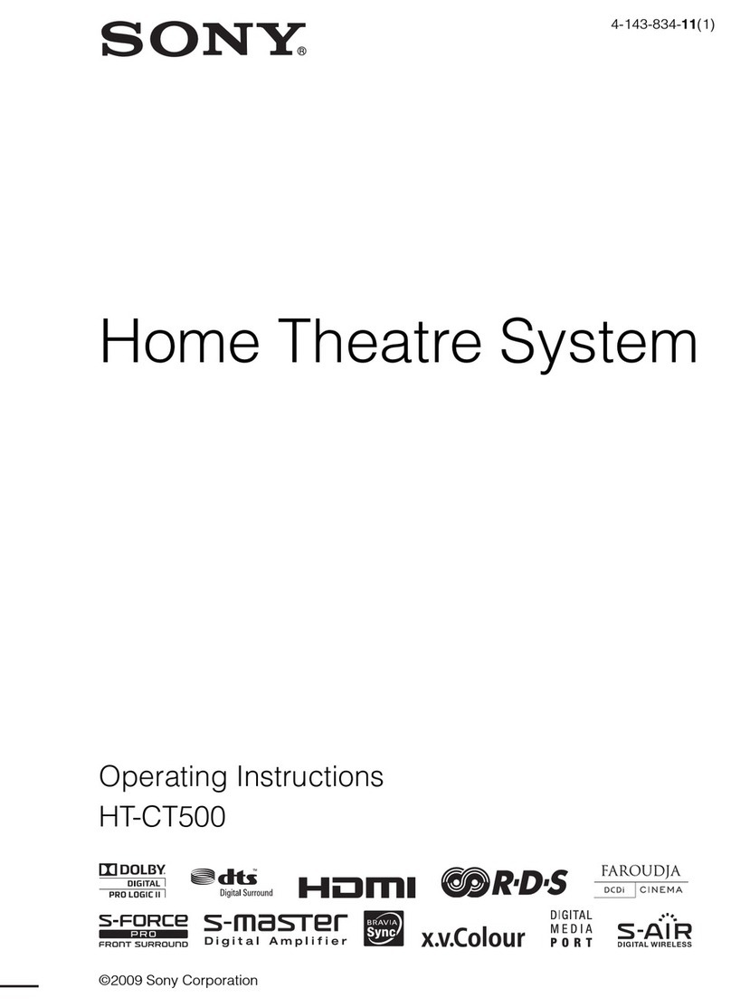 Sony HT-CT500  (HT-CT500) operating instructions