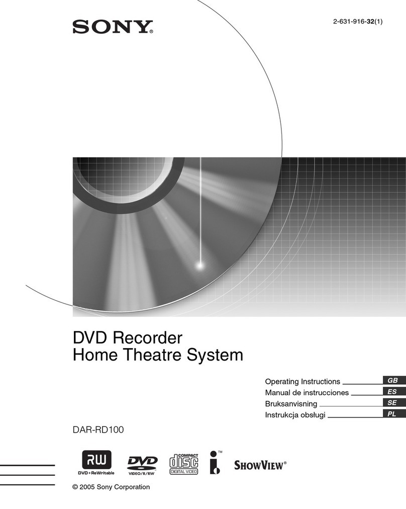 Sony DAR-RD100 User manual