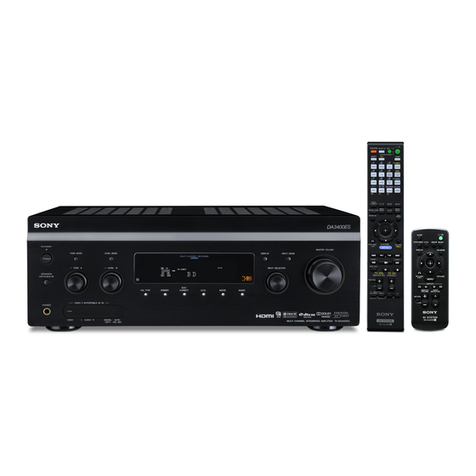 Sony STR-DA3400ES operating instructions