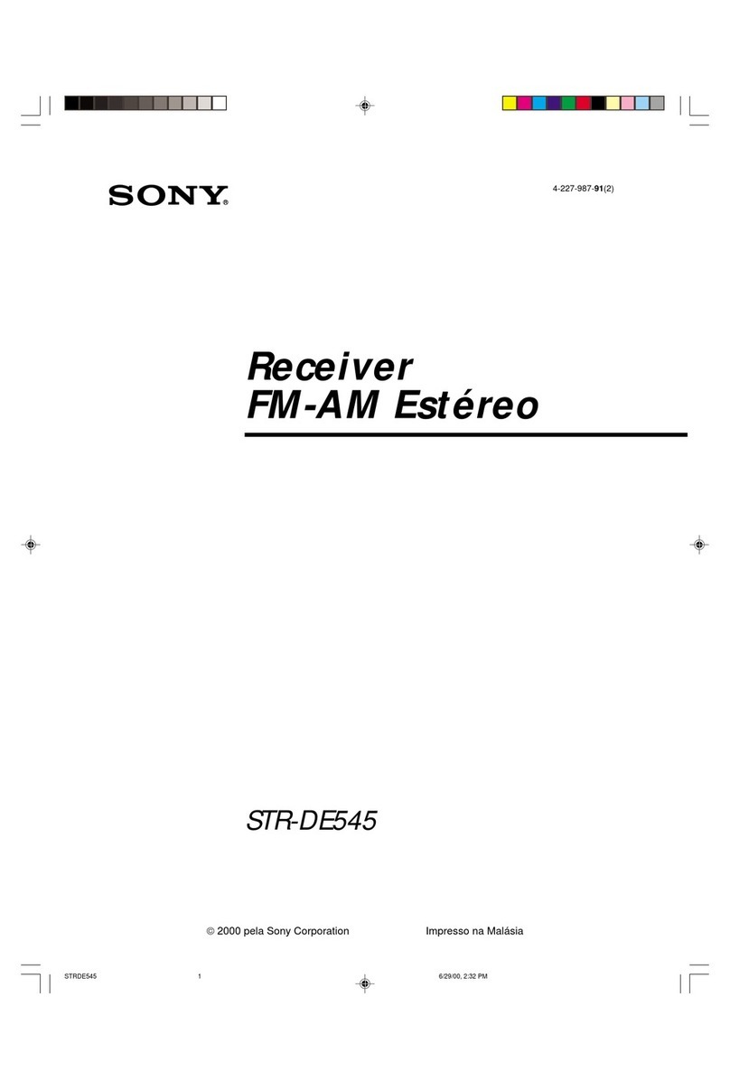 Sony STR-DE545 Manual de instruções