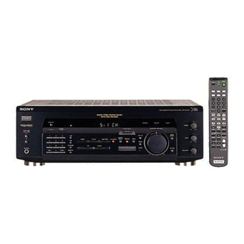 Sony STR-DE335 - Fm Stereo/fm-am Receiver operating instructions