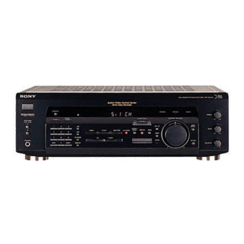 Sony STR-DE335 - Fm Stereo/fm-am Receiver operating instructions