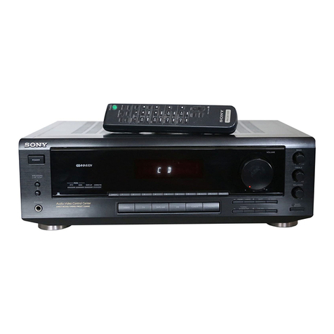 Sony STR-DE305 Installation instructions manual