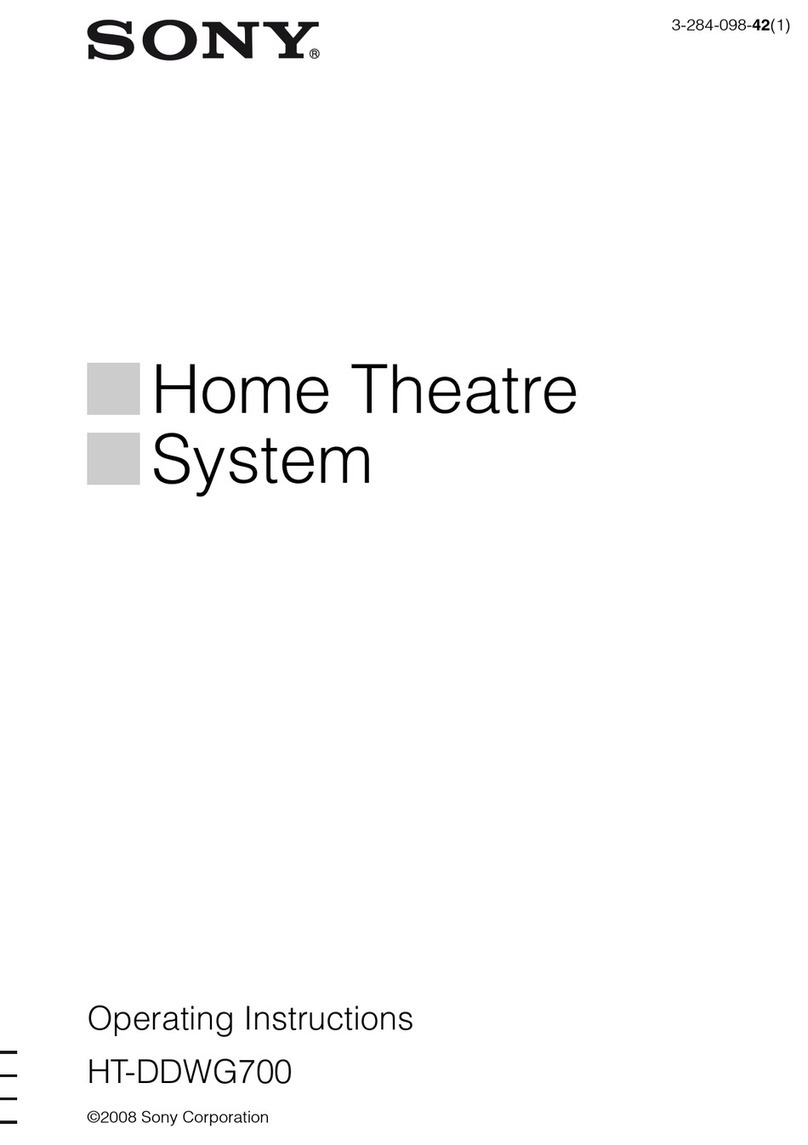 Sony HT-DDWG700 operating instructions