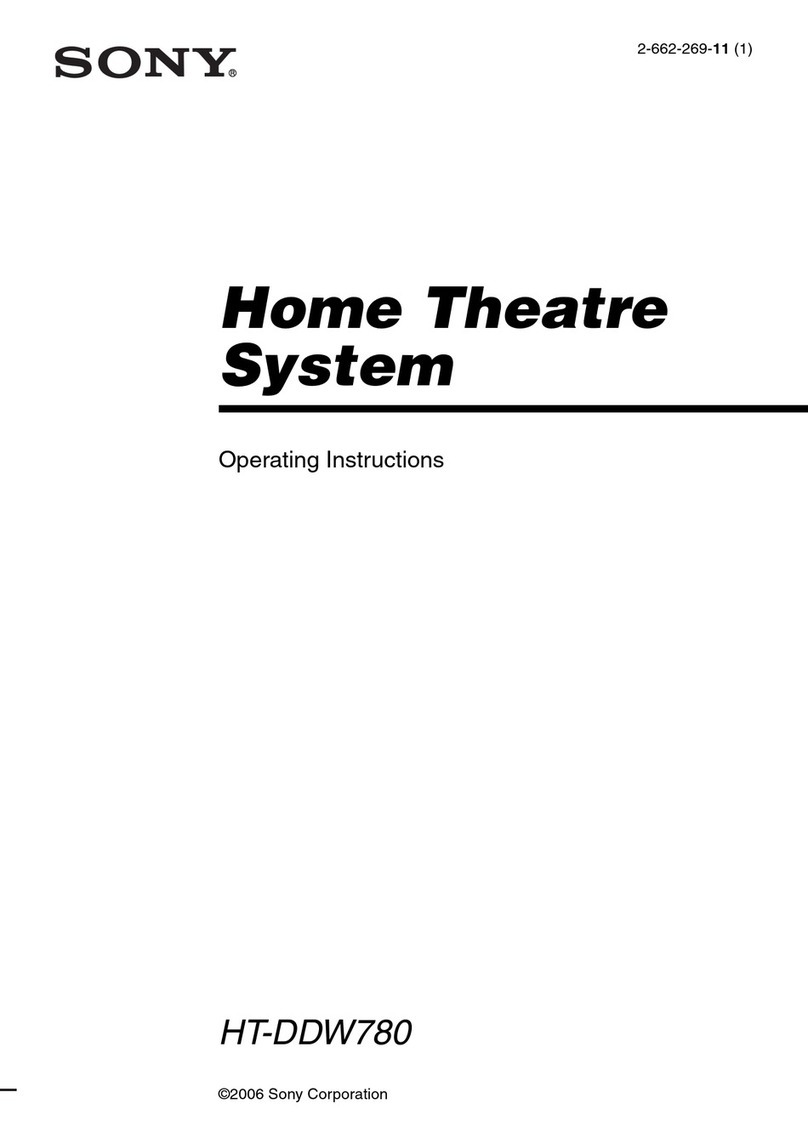 Sony HT-DDW780 operating instructions