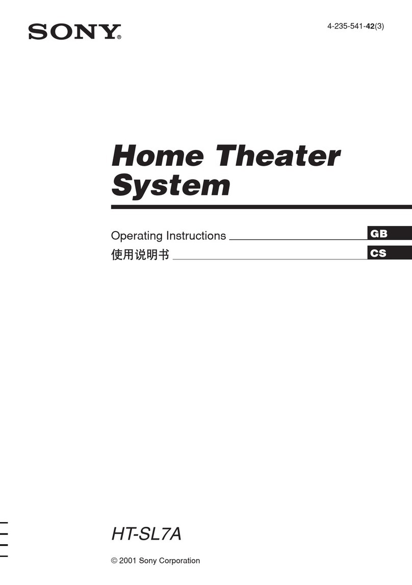 Sony HT-SL7A operating instructions