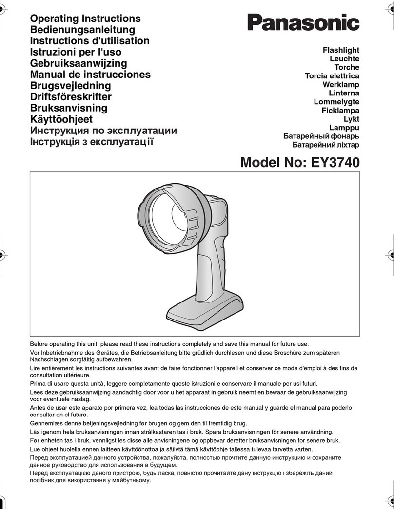 Panasonic EY3740B User manual Panasonic EY3740B User manual