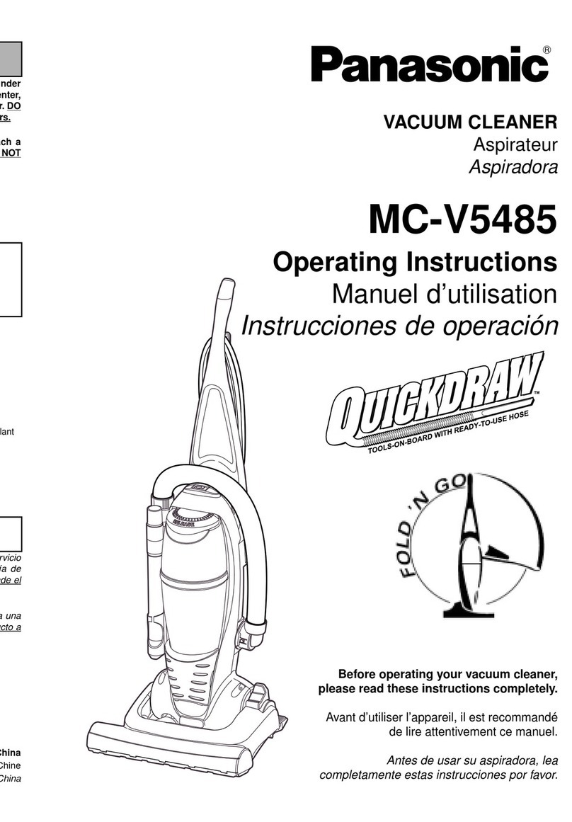 Panasonic MC-V5485 operating instructions