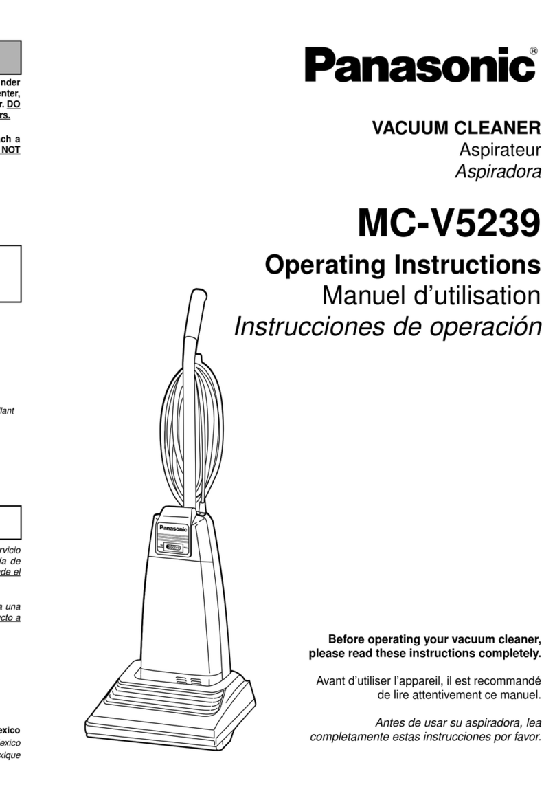 Panasonic MC-V5239 operating instructions
