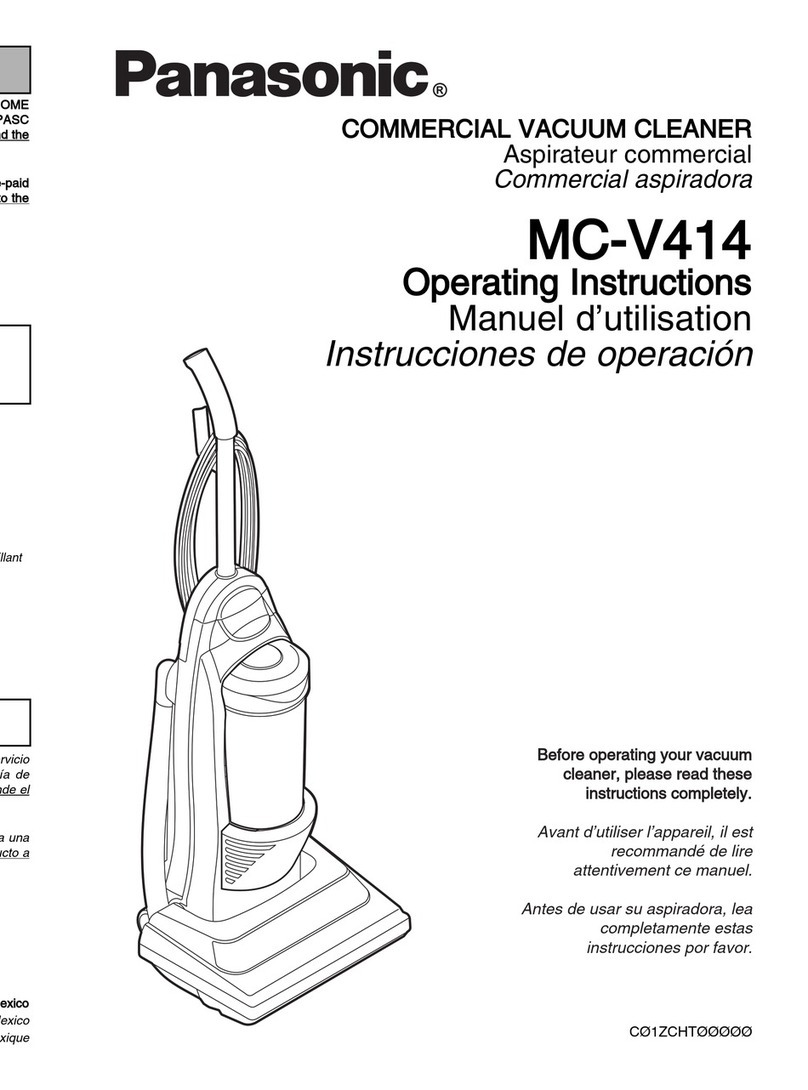 Panasonic MC-V414 User manual