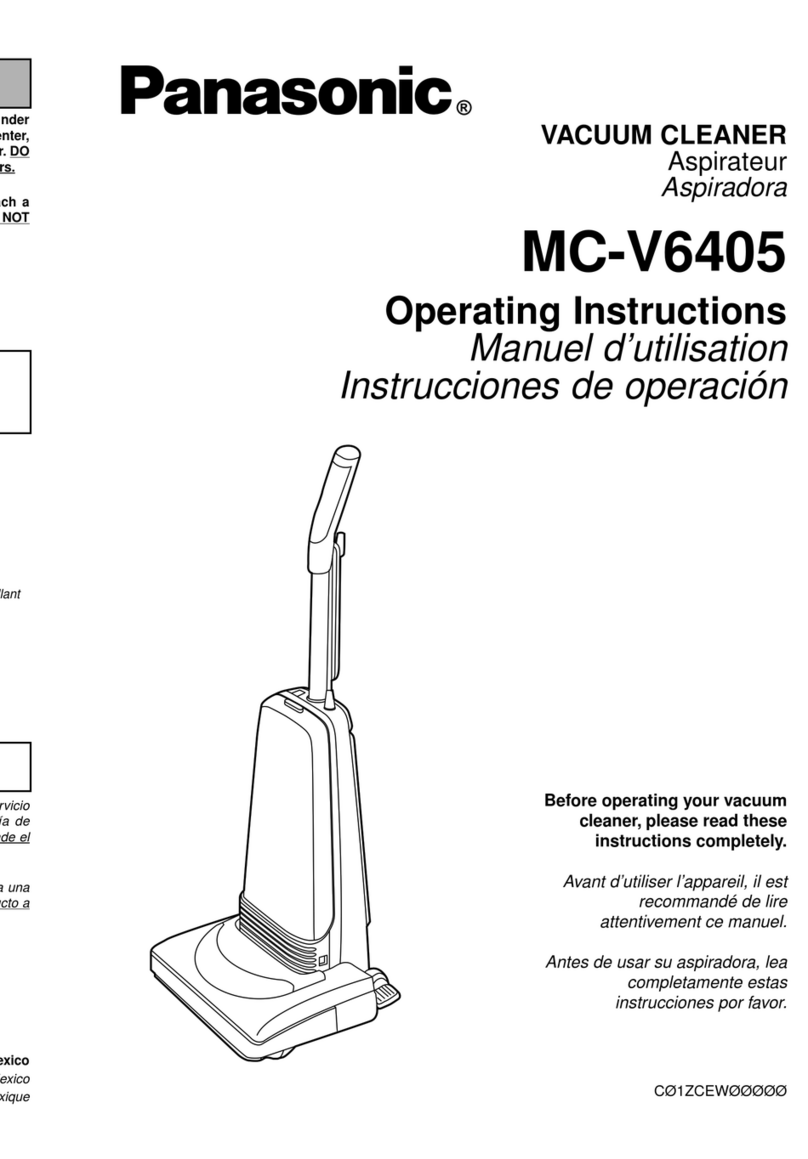 Panasonic MC-V6405 operating instructions