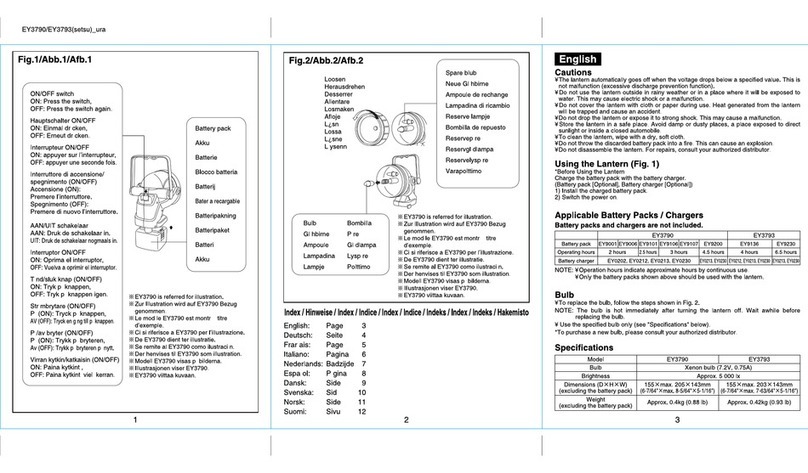 Panasonic EY3793B User manual Panasonic EY3793B User manual