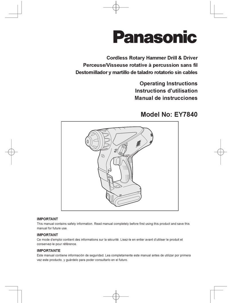 Panasonic EY7840LR2S User manual