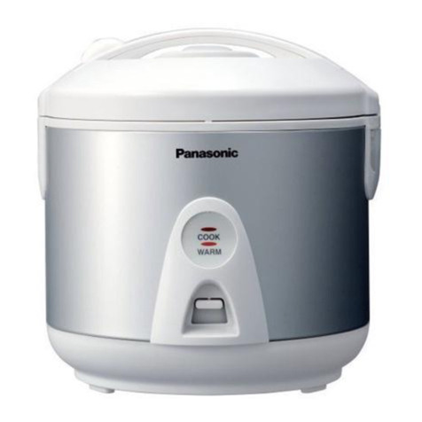 Panasonic SR-TEG18 - RICECOOKER 10 CUP User manual