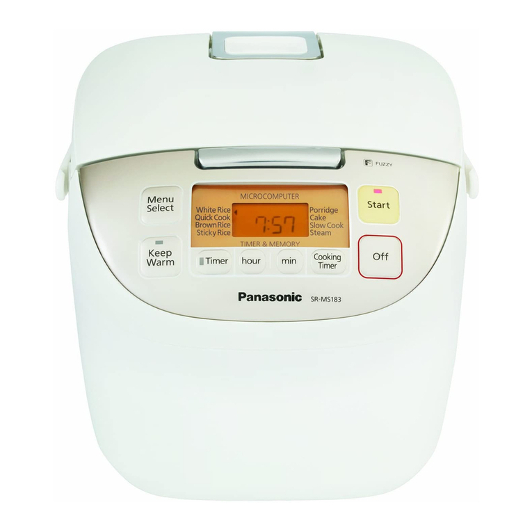 Panasonic SR-MS183 operating instructions