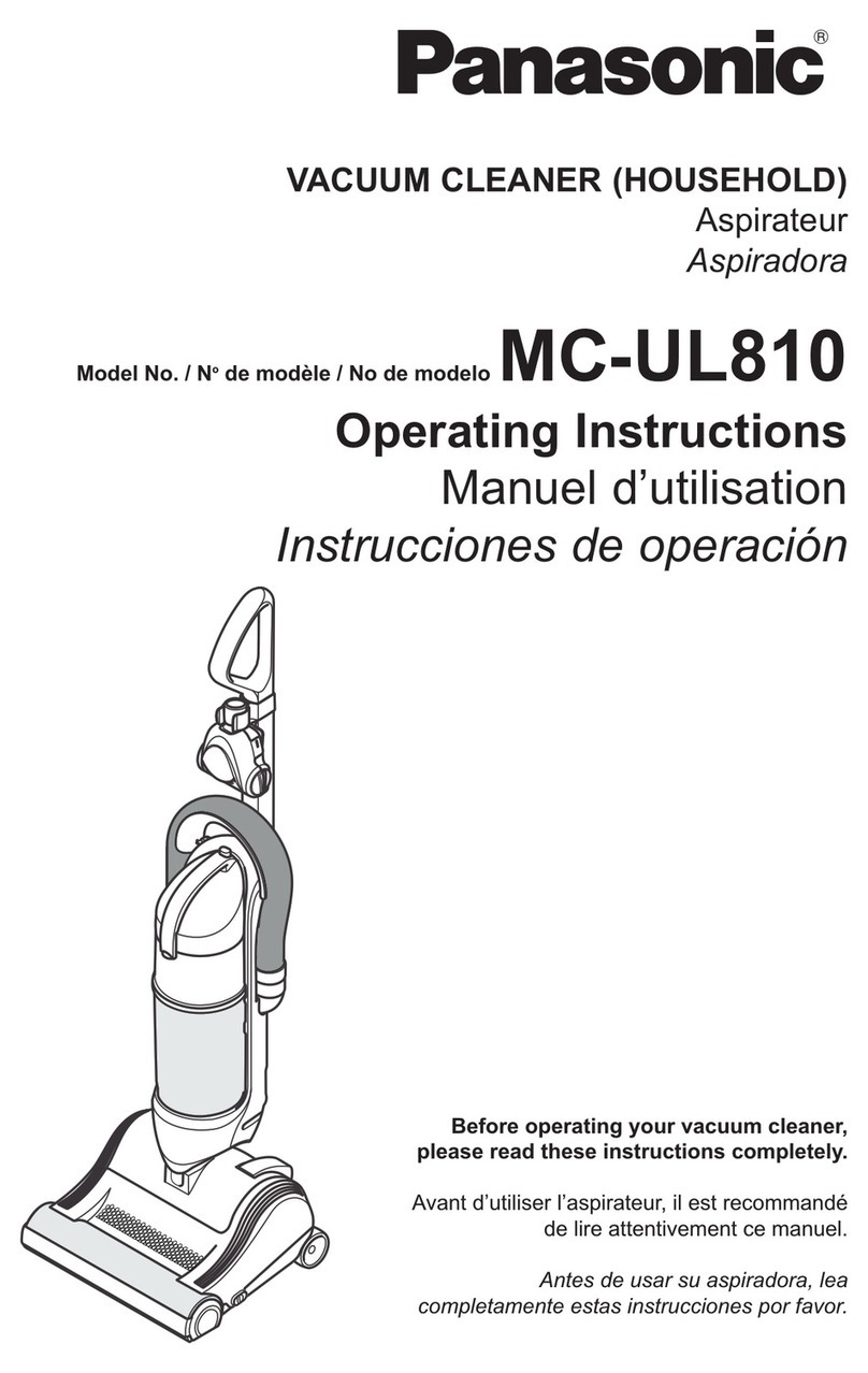 Panasonic MC-UL810 operating instructions