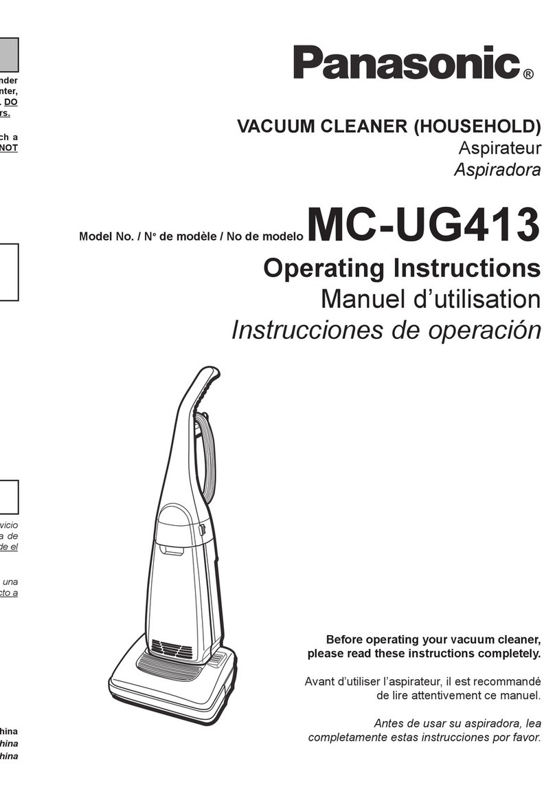 Panasonic MC-UG413 operating instructions
