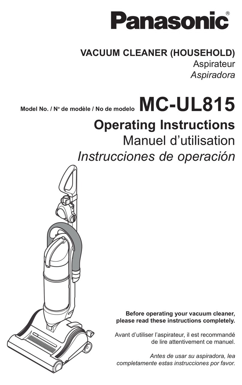 Panasonic MC-UL815 operating instructions