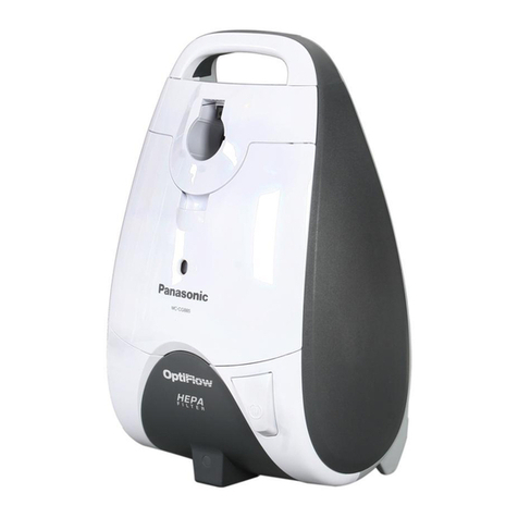 Panasonic MCCG885 - CANISTER VACUUM - MULTI LANGUAGE User manual