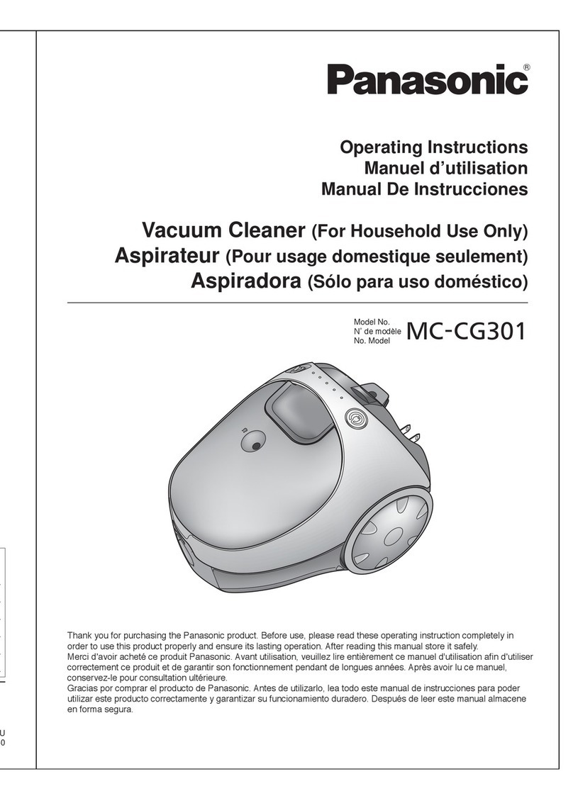 Panasonic MC-CG301 User manual