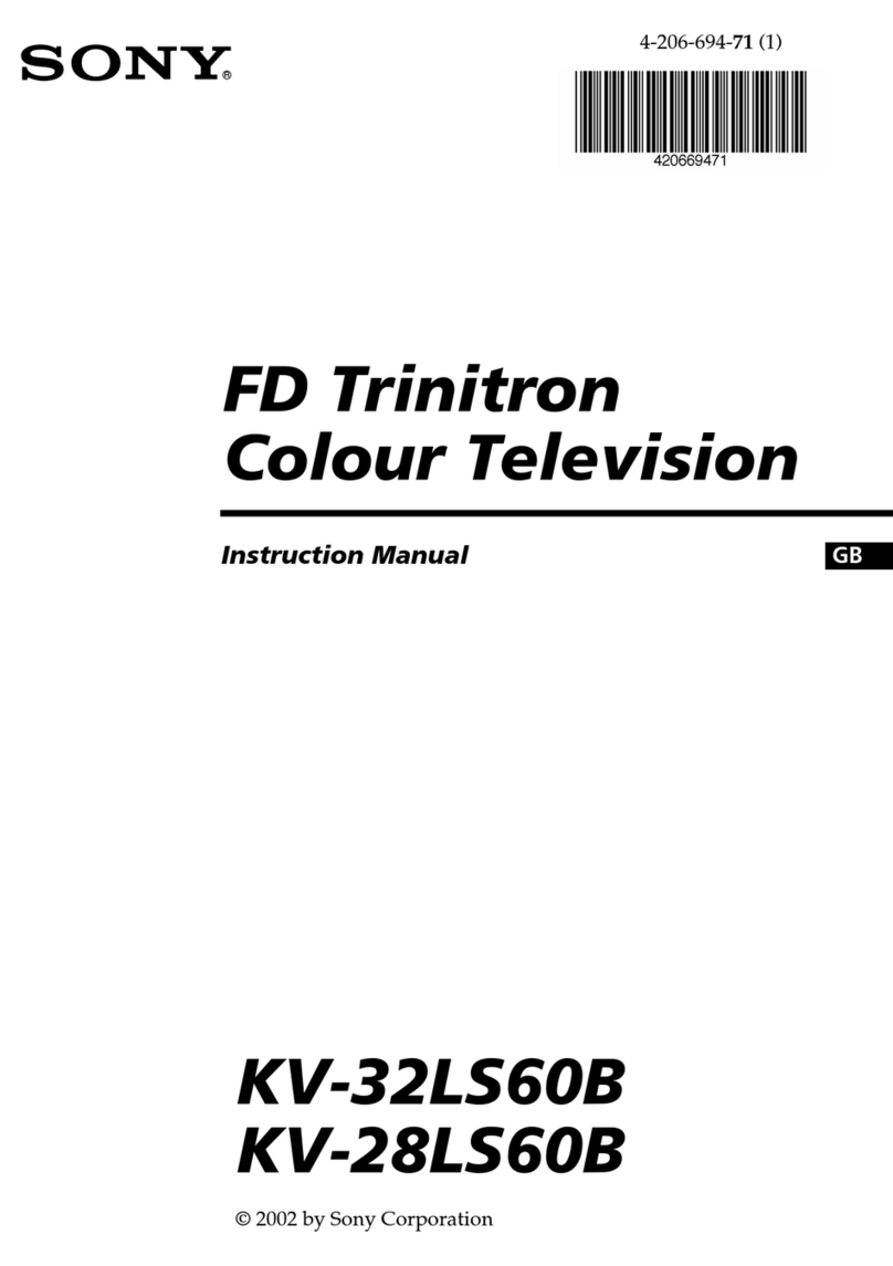 Sony KV-28LS60B instruction manual