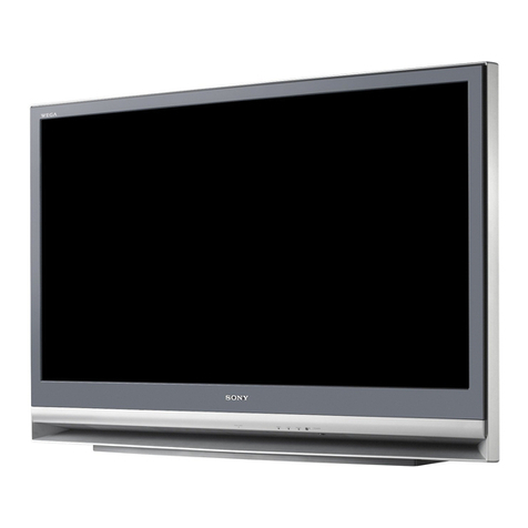Sony KDF50E2000 - 50" Rear Projection TV User manual