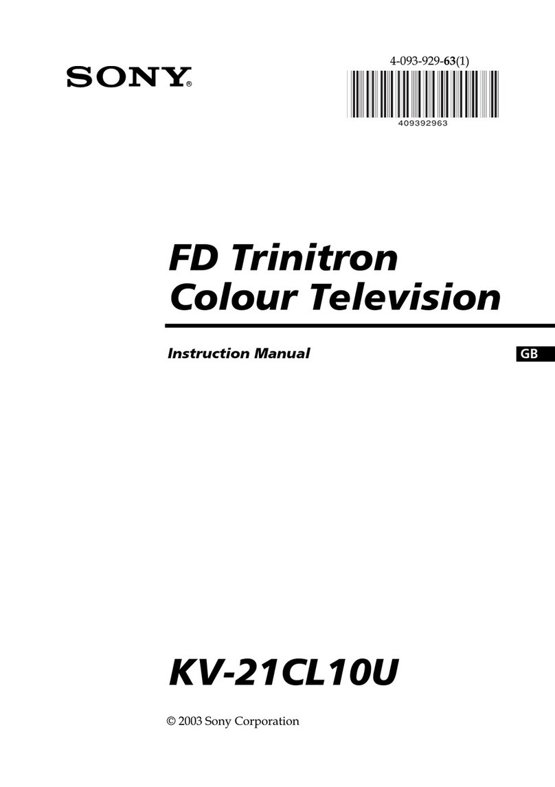 Sony KV-21CL10U User manual