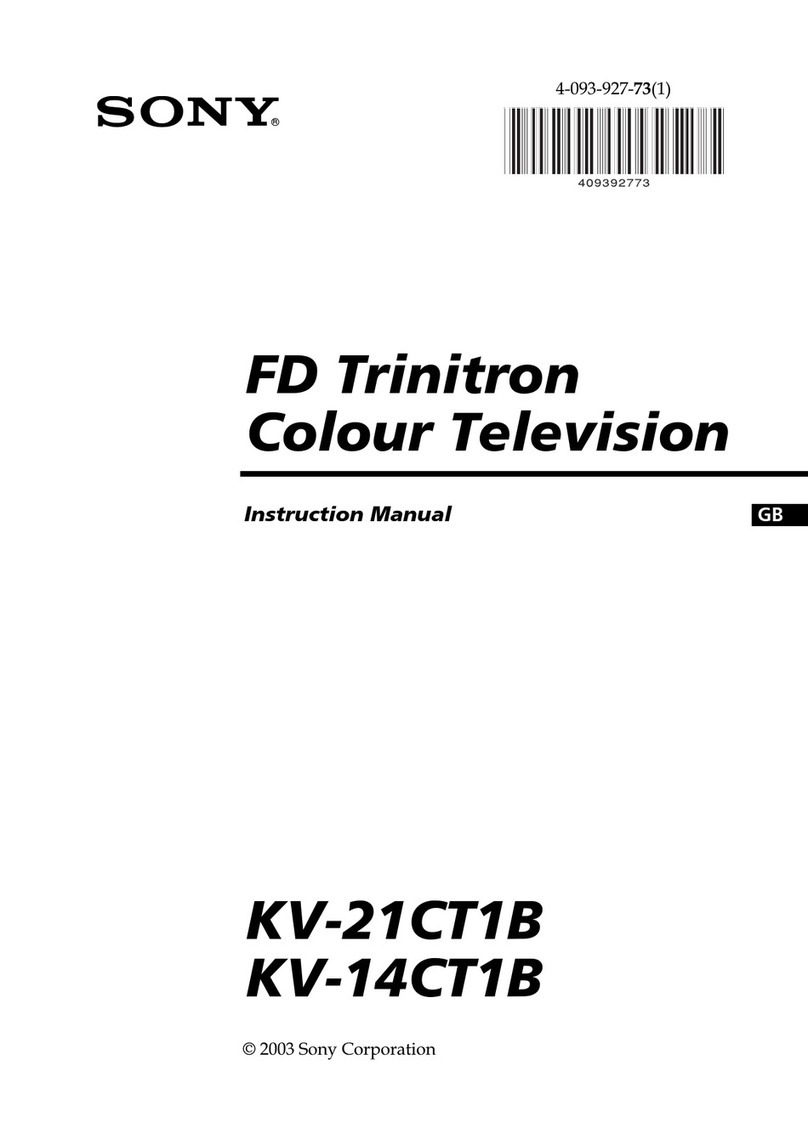 Sony KV-14CT1B instruction manual