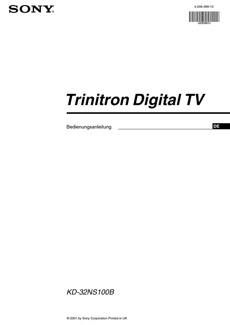 Sony KD-32NS100B Installation instructions manual
