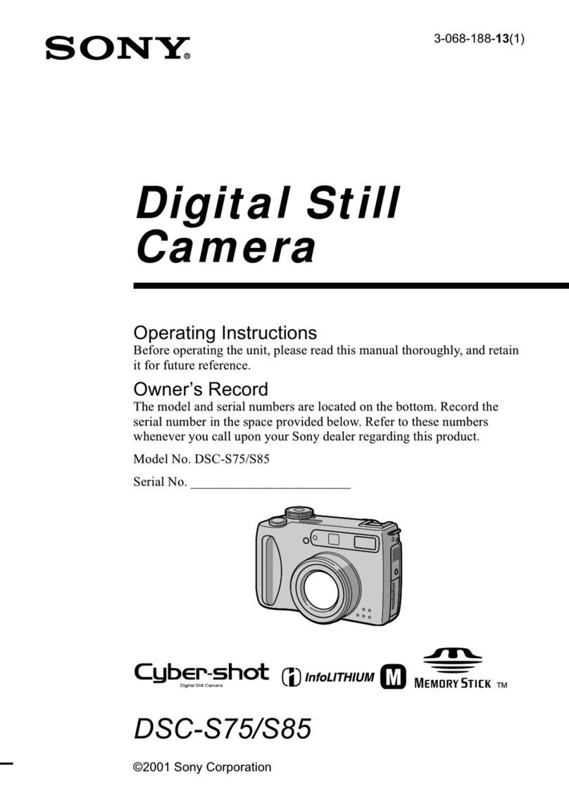 Sony Cyber-shot DSC-S75 User manual Sony Cyber-shot DSC-S75 User manual