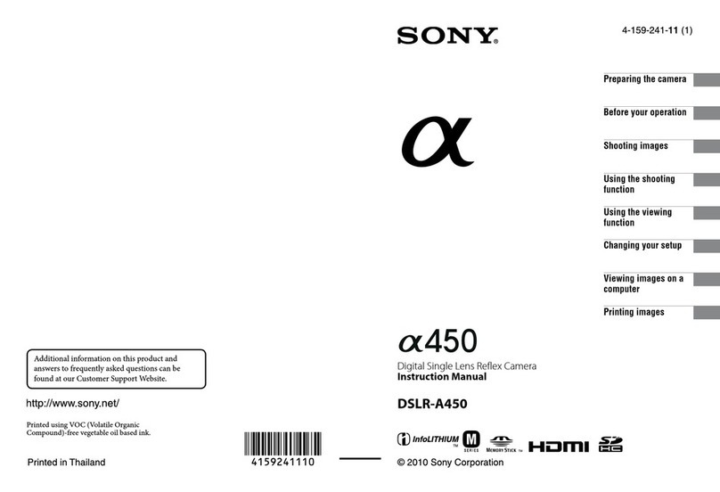 Sony DSLR-A450 instruction manual