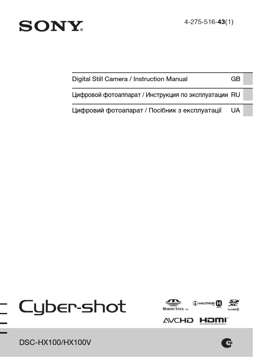 Sony CYBER-SHOT DSC-HX100V User manual