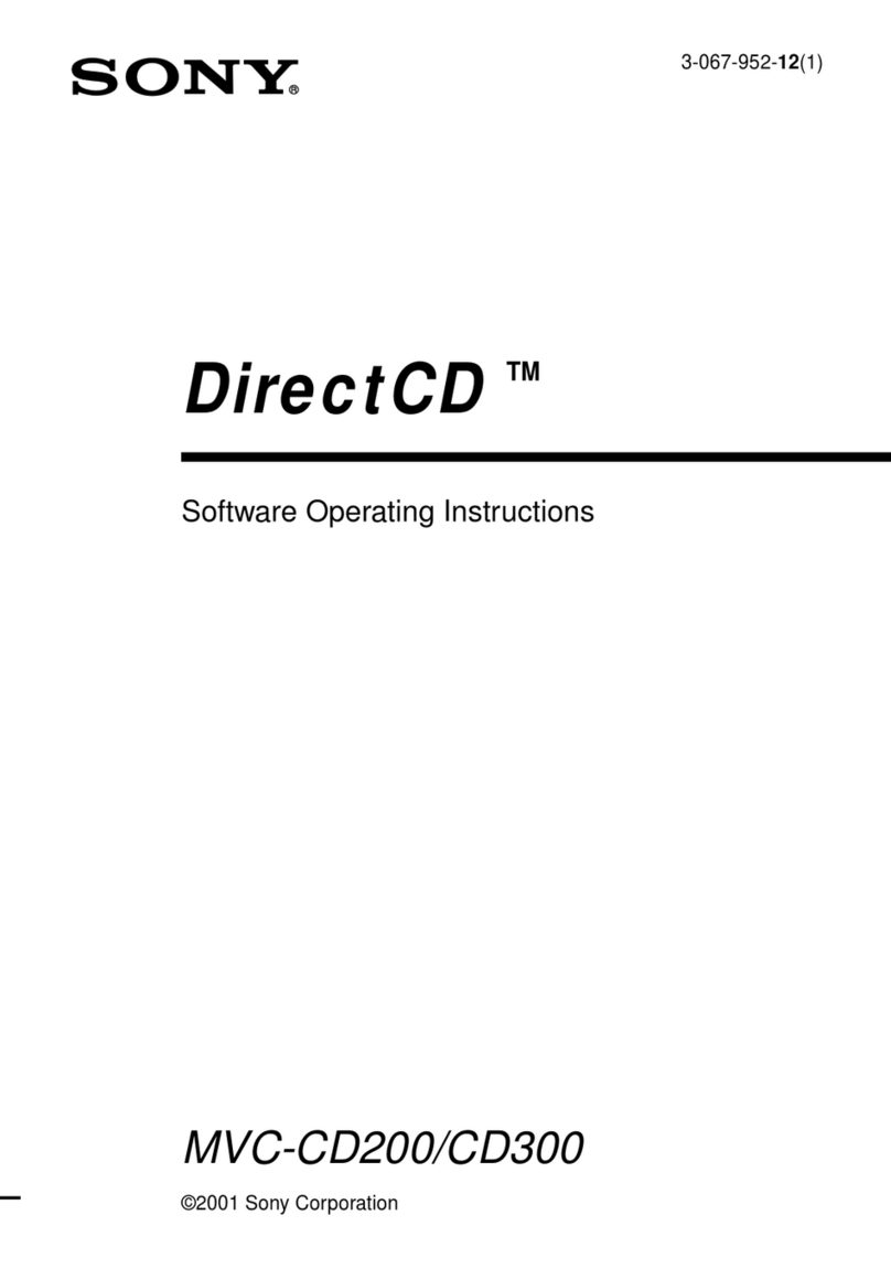 Sony MVC-CD200 Software Operating Instructions