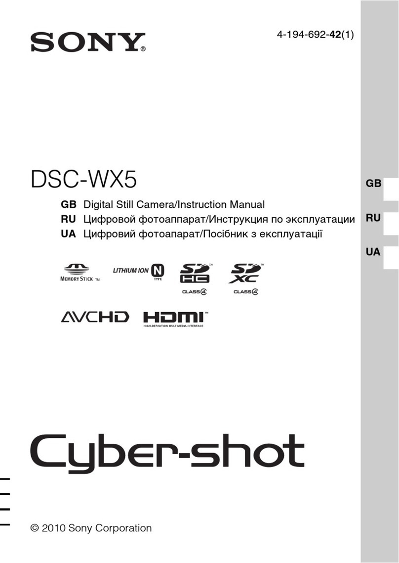 Sony Cyber-shot DSC-WX5 User manual