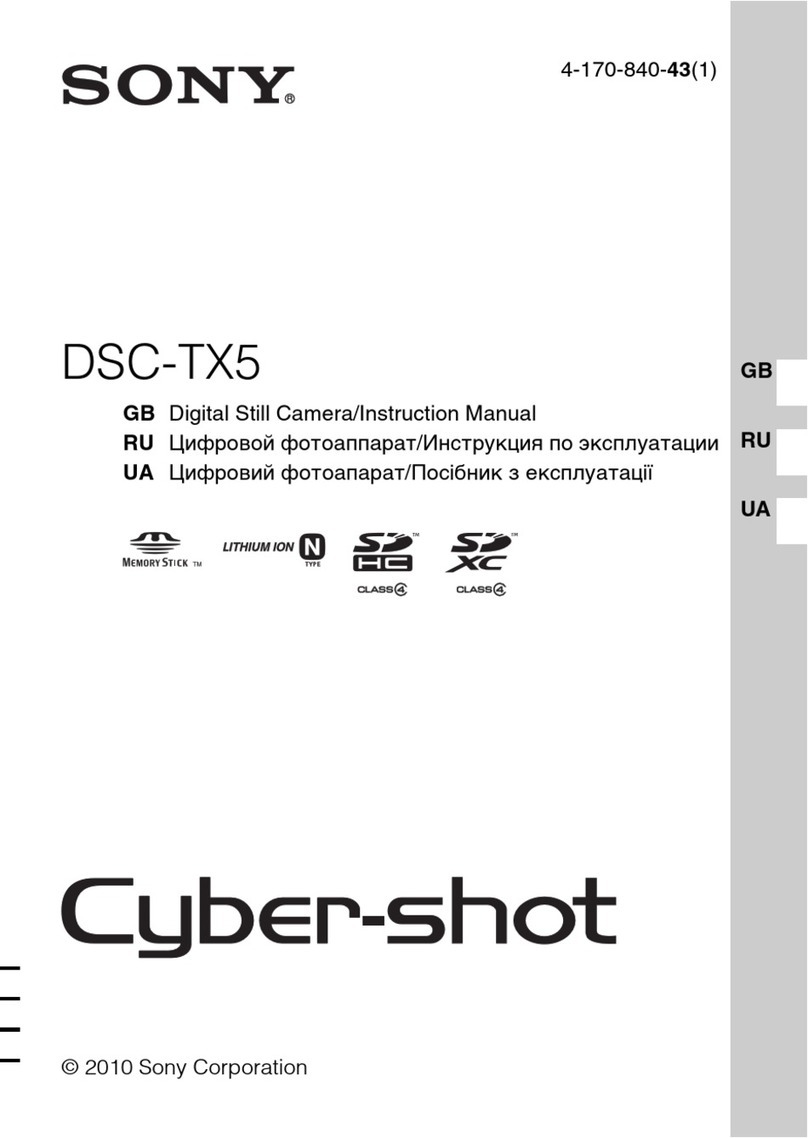 Sony DSC-TX5 Cyber-shot® User manual
