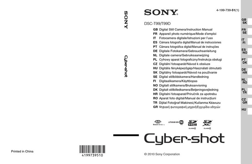 Sony DSC-T99 Cyber-shot® User manual