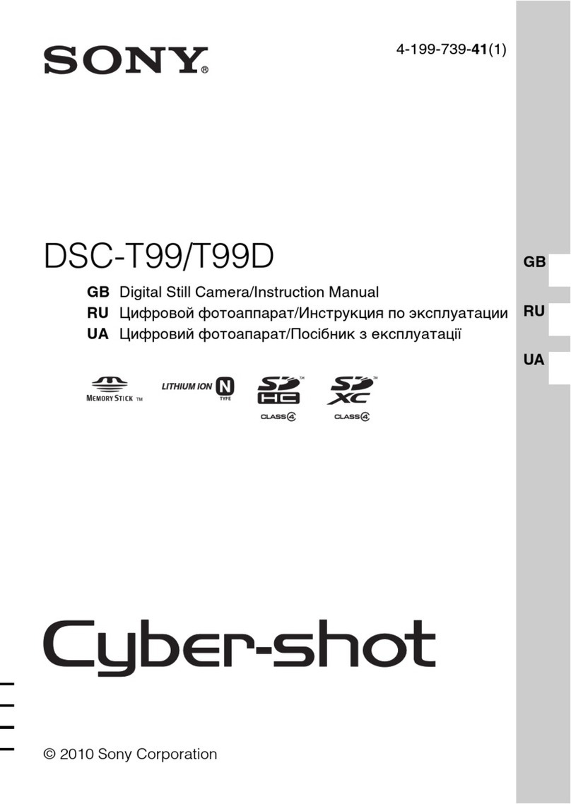 Sony DSC-T99 Cyber-shot® User manual