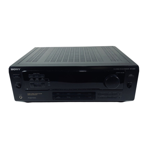 Sony STR-DE705 operating instructions