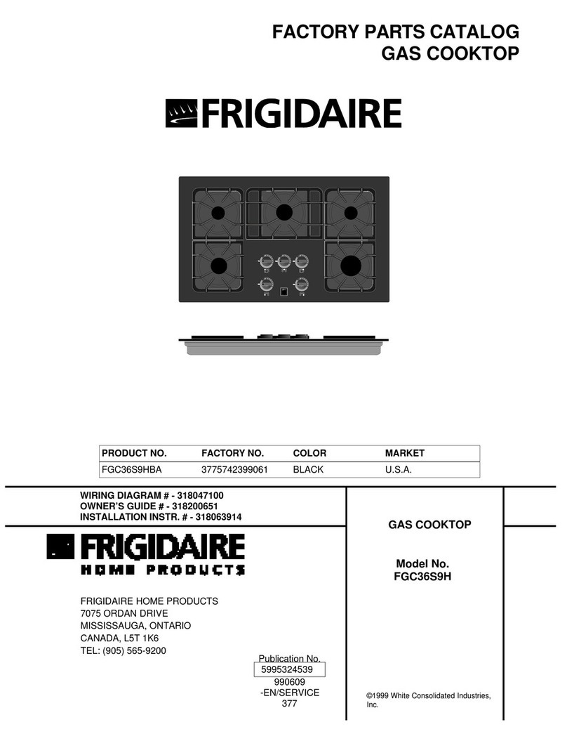 Frigidaire FGC36S9H User manual Frigidaire FGC36S9H User manual