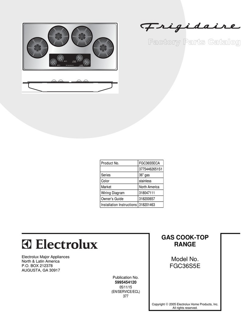 Frigidaire FGC36S5E User manual