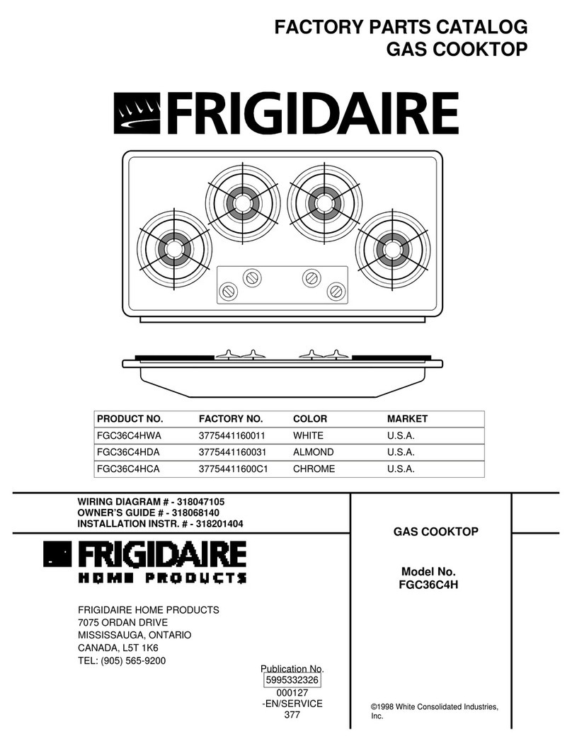 Frigidaire FGC36C4H User manual