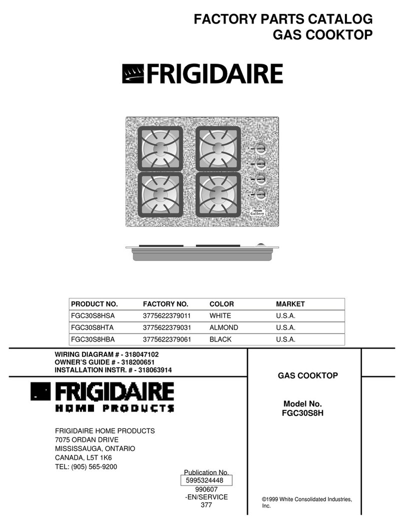 Frigidaire FGC30S8H User manual Frigidaire FGC30S8H User manual