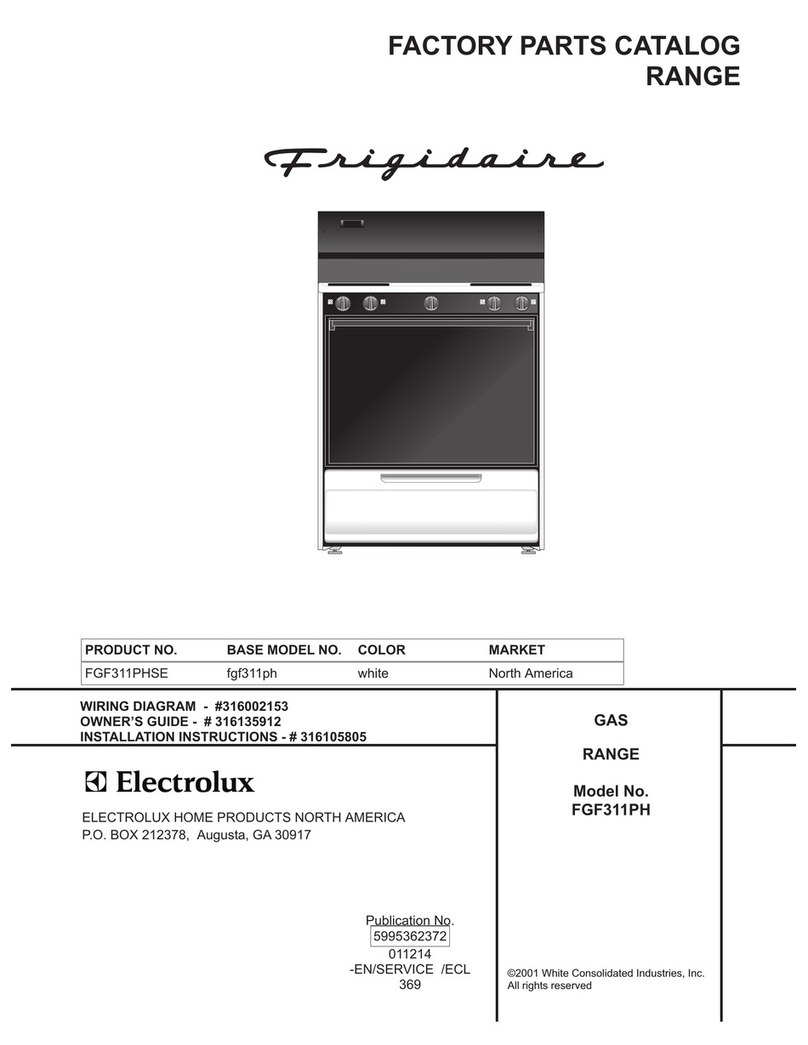 Frigidaire FGF311PH User manual Frigidaire FGF311PH User manual
