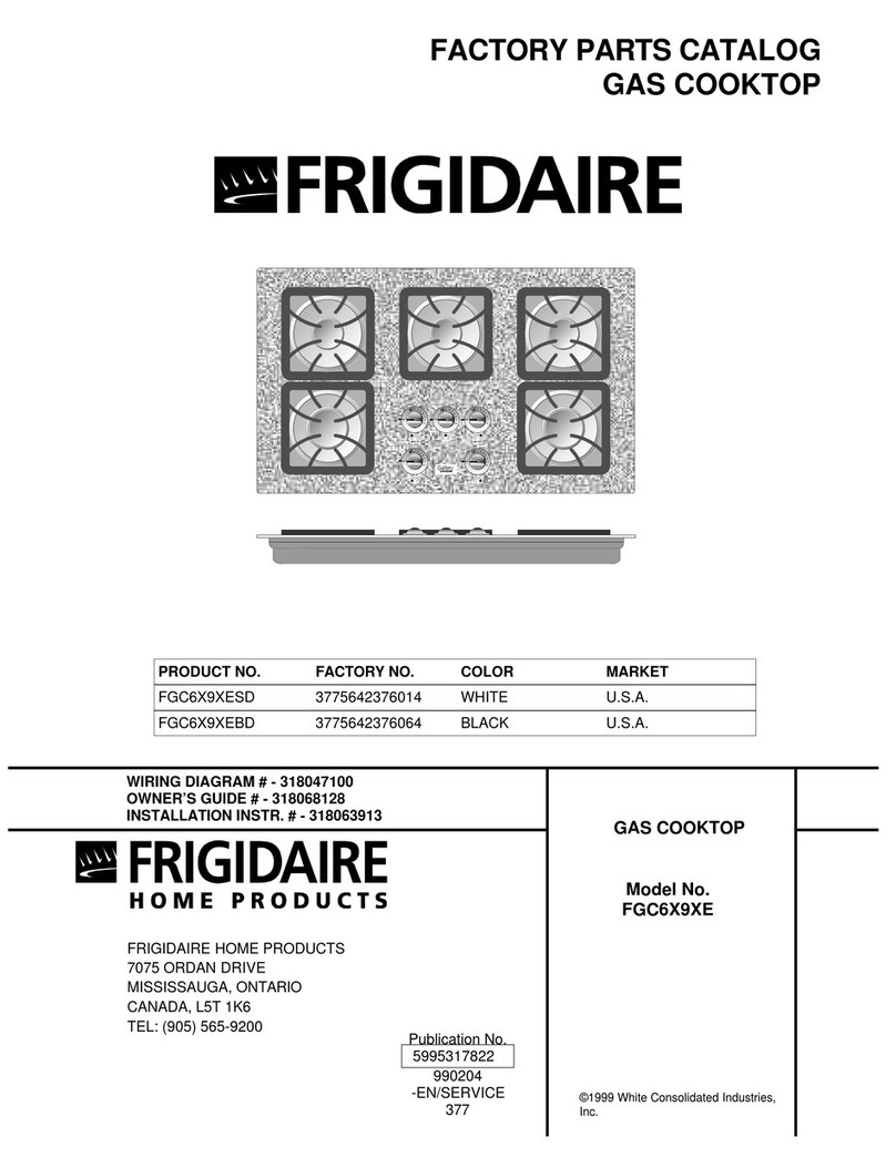 Frigidaire FGC6X9XE User manual Frigidaire FGC6X9XE User manual