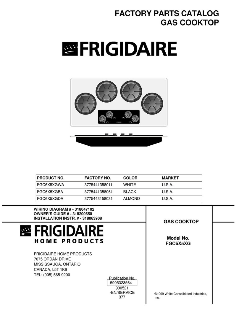 Frigidaire FGC6X5XG User manual