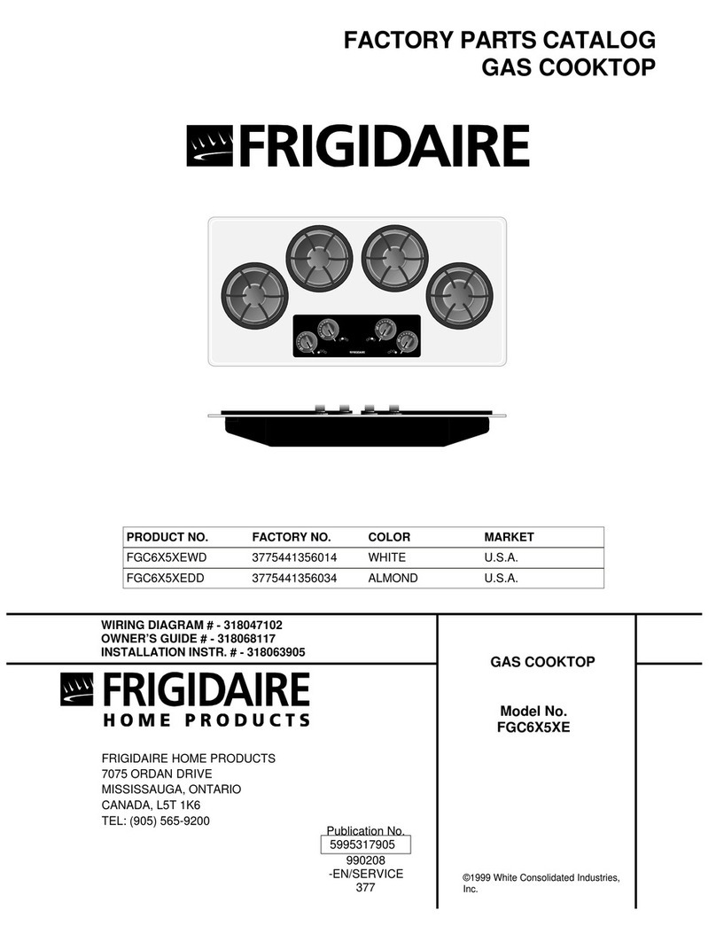Frigidaire FGC6X5XE Factory parts catalog